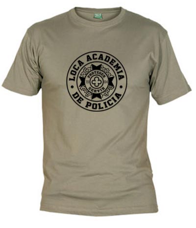 Foto camiseta loca academia de policía foto 258952
