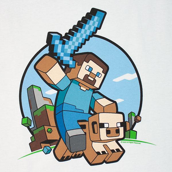 Foto Camiseta Minecraft Pig Rider foto 912909