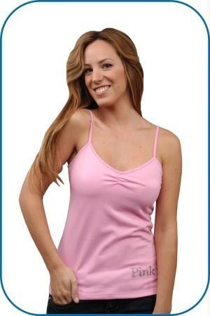 Foto Camiseta mujer tirantes c/rosa - cuello pico foto 869013