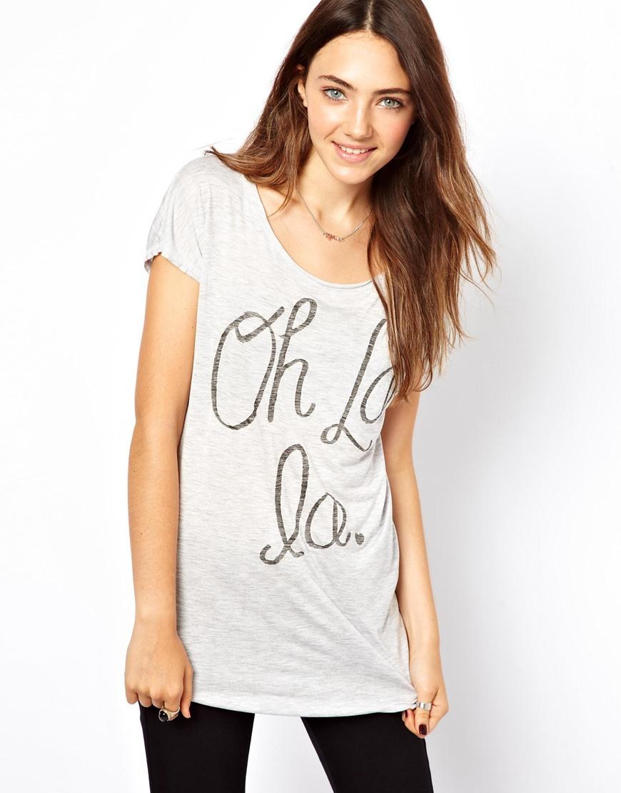 Foto Camiseta Oh La La de Zoe Karssen Gris brezo foto 718873