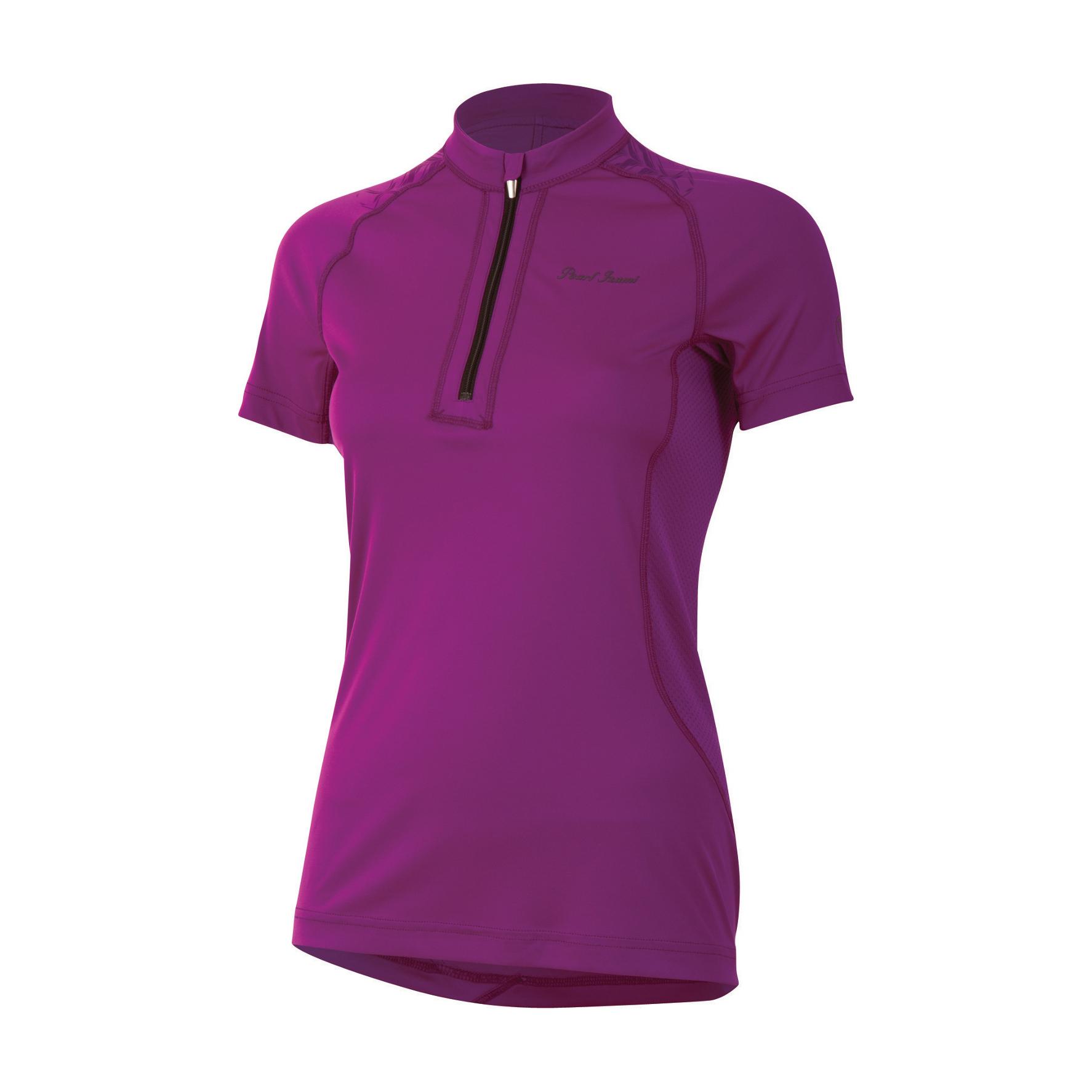 Foto Camiseta para correr PEARL iZUMi Ultra Zip, SS rosa para mujer , l foto 910542
