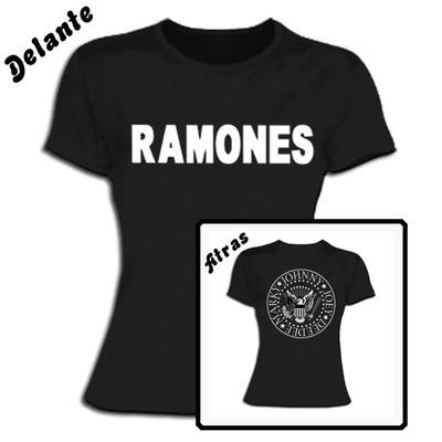 Foto Camiseta Ramones Xl L M No Poster Cd Los Logo Rf02 T-shirt Tee Mujer Ramones foto 712384