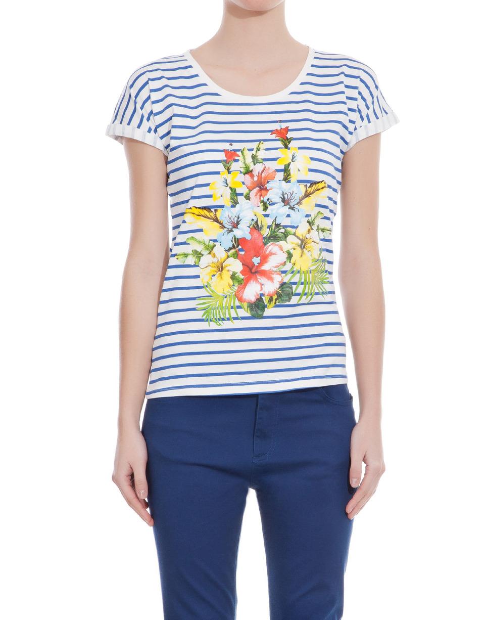 Foto CAMISETA RAYAS/FLORES