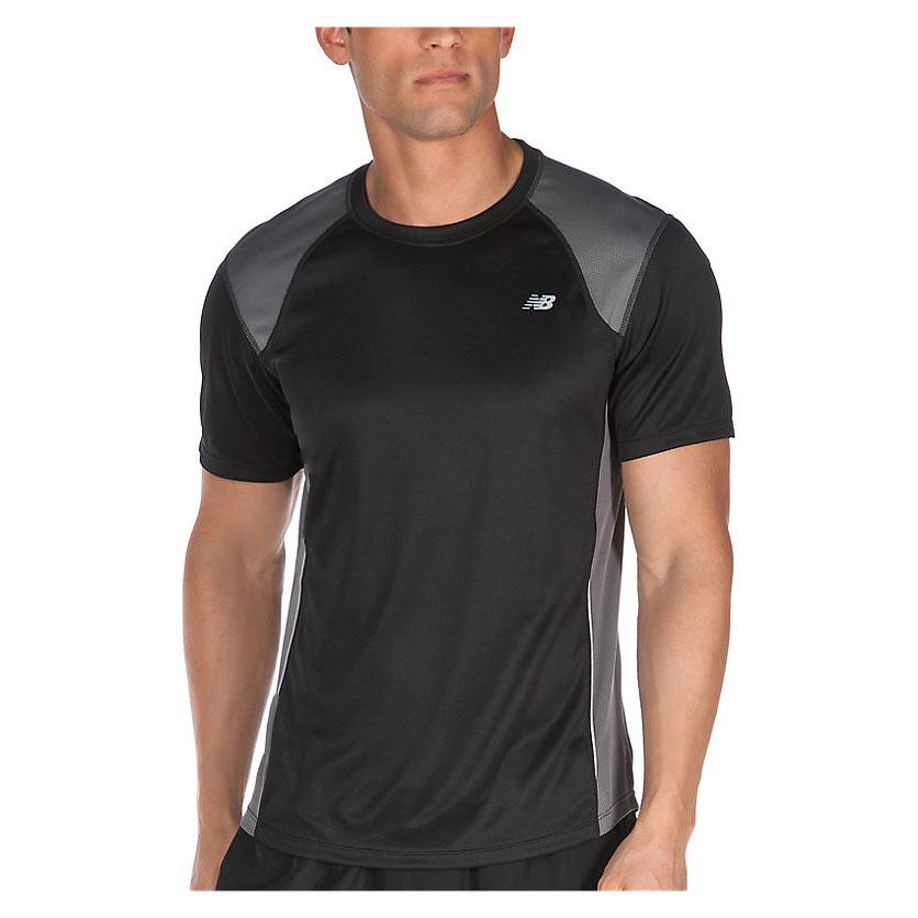 Foto Camiseta running New Balance Tempo M/C color negro foto 46367