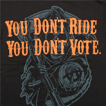Foto Camiseta Sons of Anarchy Don't Ride Don't Vote foto 942947
