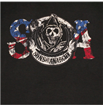 Foto Camiseta SONS OF ANARCHY SOA American Flag Reaper foto 442046