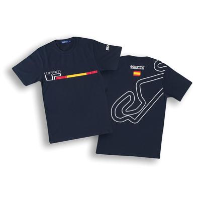 Foto Camiseta Sparco Warm Up Barcelona Azul S Formula1