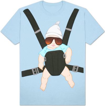 Foto Camiseta The Hangover - Baby Bjorn, 3x3 in. foto 635985