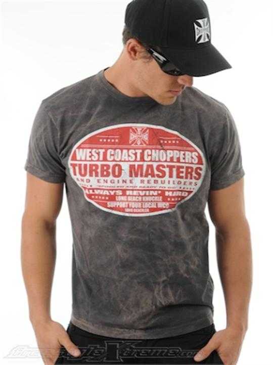 Foto Camiseta Turbo Master West Coast Choppers Vintage Returned Gris foto 33279