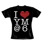 Foto Camiseta You Me At Six I Heart. Producto oficial Emi Music