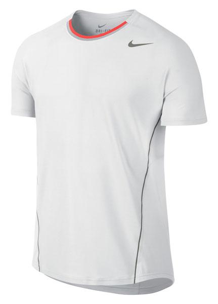Foto Camisetas Nike Rafa Nadal Wimbledon Peaks Crew White/metpew foto 959974