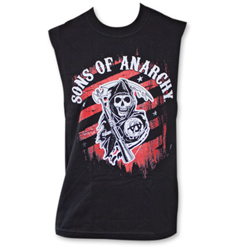 Foto Camisetasn mangas Sons of Anarchy Reaper Red Logo foto 942926