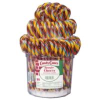 Foto Candy Canes Cherry Rainbow Jar (80 Candy Canes)