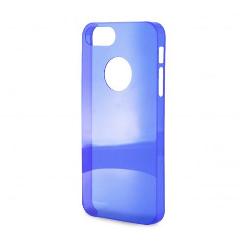 Foto Carcasa iphone 5 cristal azul de puro