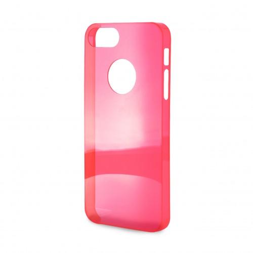 Foto Carcasa iphone 5 cristal roja de puro