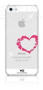 Foto Carcasa Lipstick Corazon Apple iPhone 5 White Diamonds - WDCI017