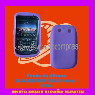Foto Carcasa Silicona Blackberry Bold 9020/9700 Morado Claro foto 565752