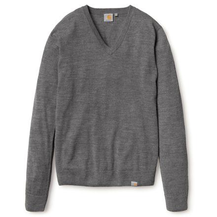 Foto Carhartt Playoff V-Neck Sweater Color: Dark Grey Talla: XS foto 851757