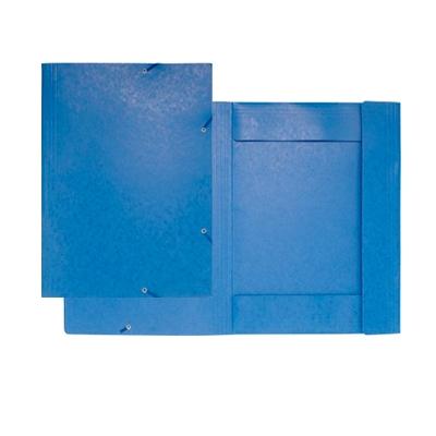 Foto Carpeta Exacompta de cartón formato A3 con gomas de color azul