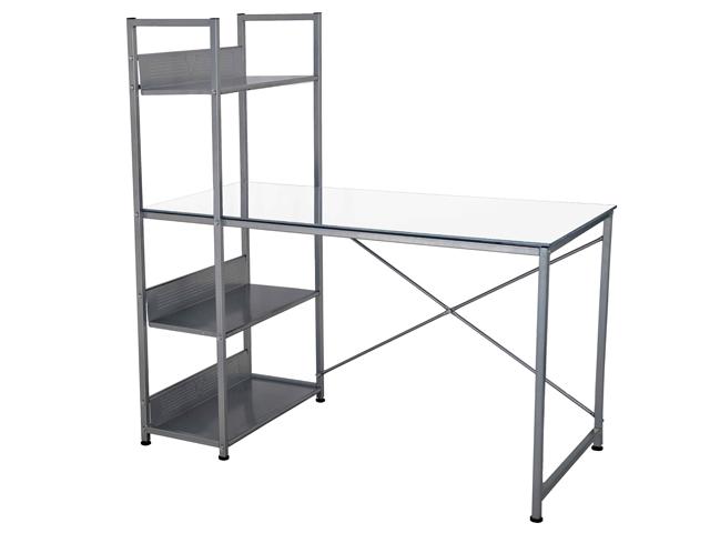 Foto Carrefour Home Mesa Estanteria Cristal