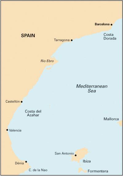 Foto Carta Nautica Denia-Barcelona e Ibiza Imray foto 968924