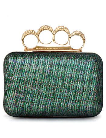 Foto Cartera forma Rhinestone caso duro embrague bolsa de moda