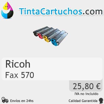 Foto Cartuchos Tinta Original Ricoh Fax 570 Negro Tipo 500,920616,5103 5... foto 962736