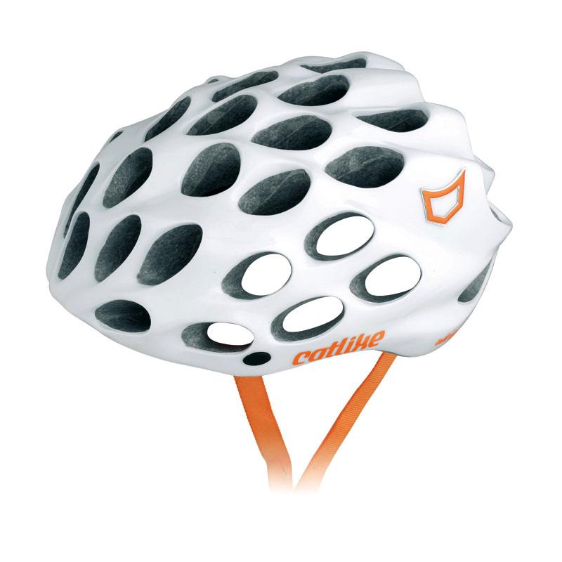 Foto Casco Catlike Whisper Plus Deluxe blanco naranja foto 854009