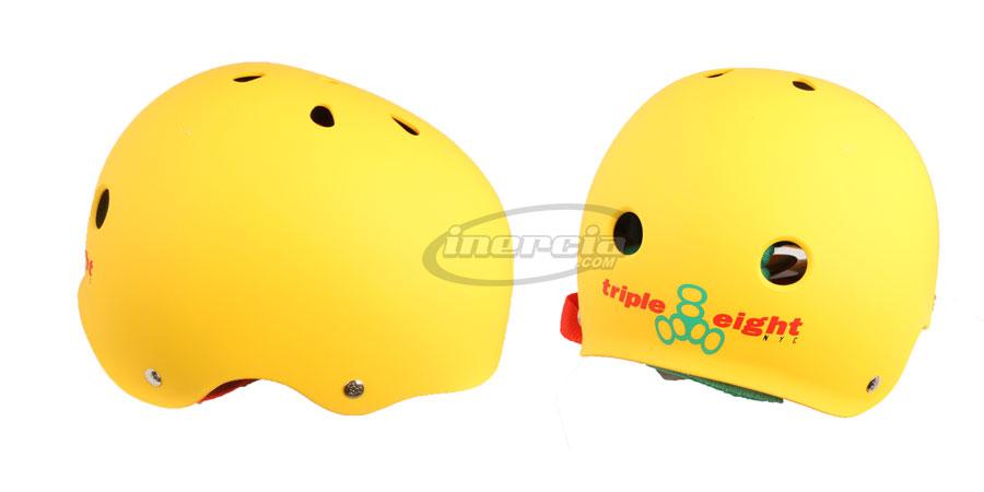 Foto Casco triple8 rasta yellow rubber foto 858534