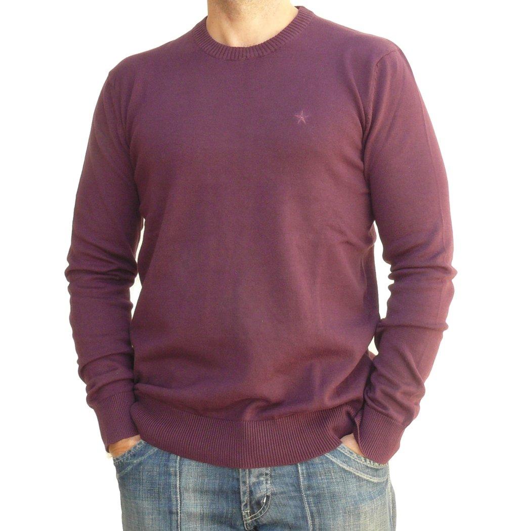 Foto Caster jeans | jersey punto cuello redondo | Yorkl | color purpura | t foto 720023