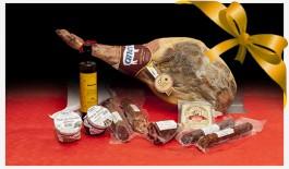 Foto Cesta de Navidad con Jamón Serrano y productos Ibéricos de Bellota foto 32237