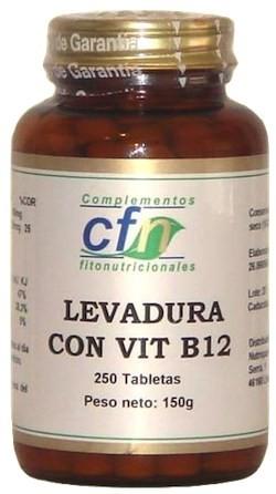 Foto CFN Levadura con Vitamina B12 250 comprimidos foto 400612