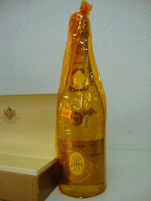 Foto Champan Cristal Louis Roederer Champagne Brut 22%vol Año 2002 Con Estuche foto 884648