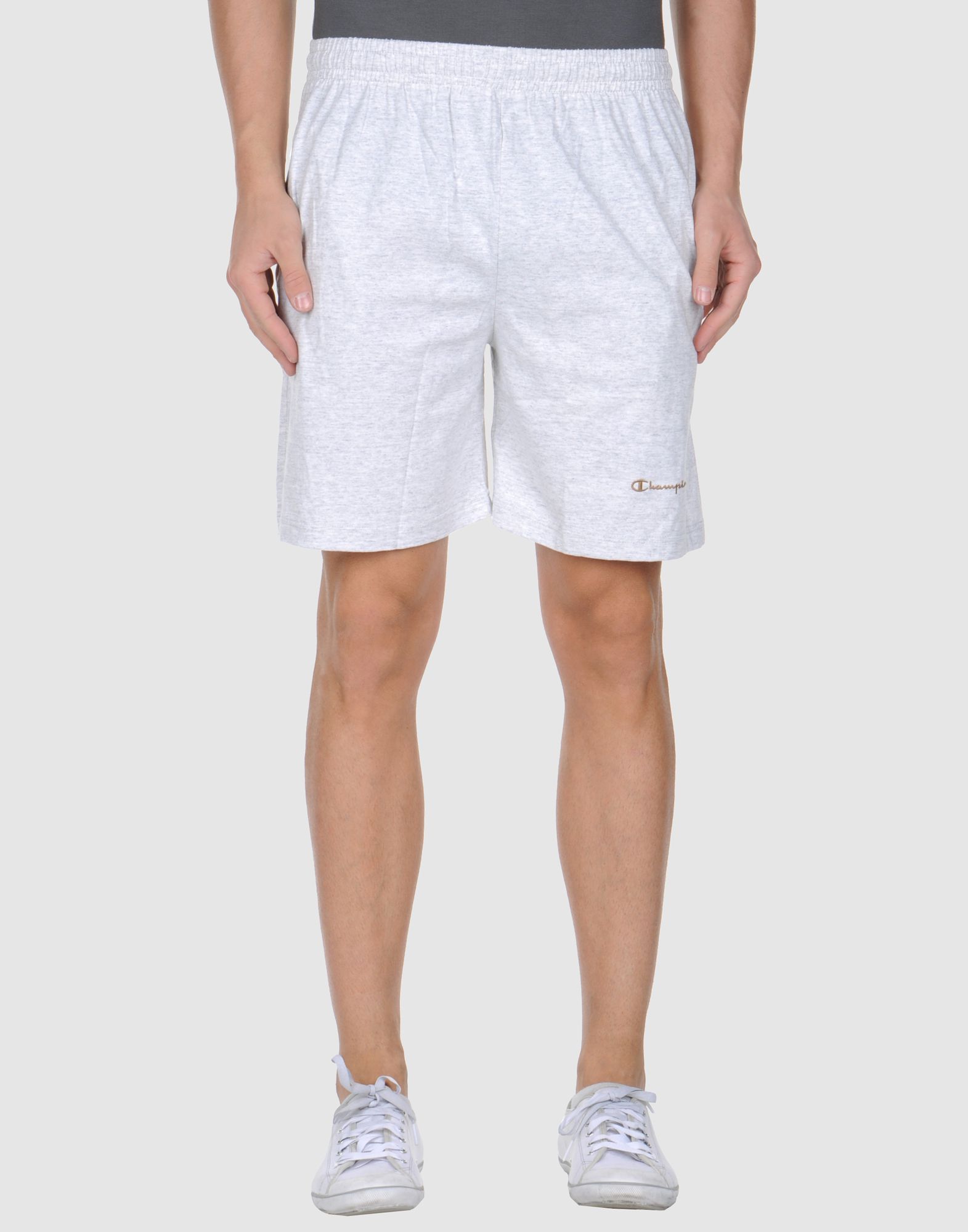 Foto Champion Pantalones Deportivos Cortos Hombre Gris perla