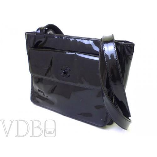 Foto Chanel Black Patent Leather Shoulder Bag foto 7302