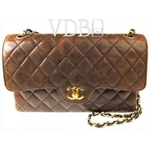 Foto Chanel Brown Lambsleather Classic Flap foto 3961