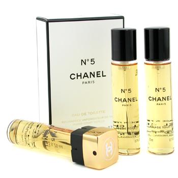 Foto Chanel No.5 Eau De Toilette Recambios Spray de Bolso 3x20ml/0.7oz foto 296620