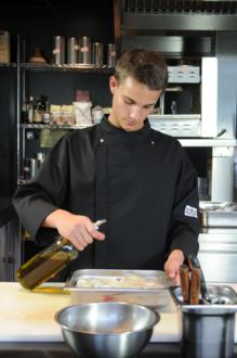 Foto Chaqueta de cocina chaud devant santino black