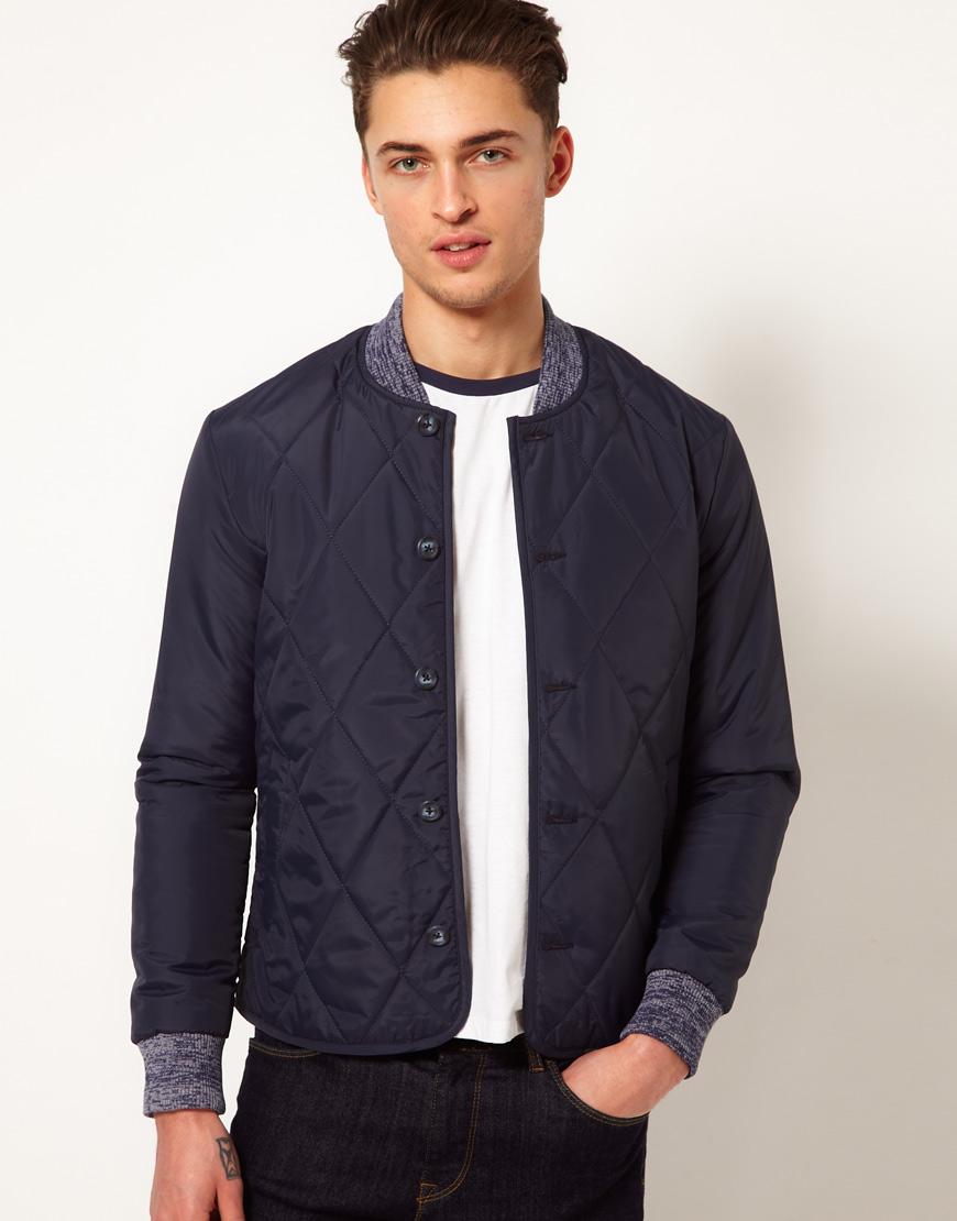 Foto Chaqueta en tejido guateado de ASOS Azul marino foto 174150