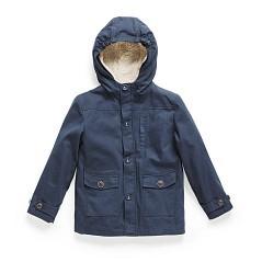 Foto Chaqueta Estilo Parka Capucha navy MANGO foto 560538
