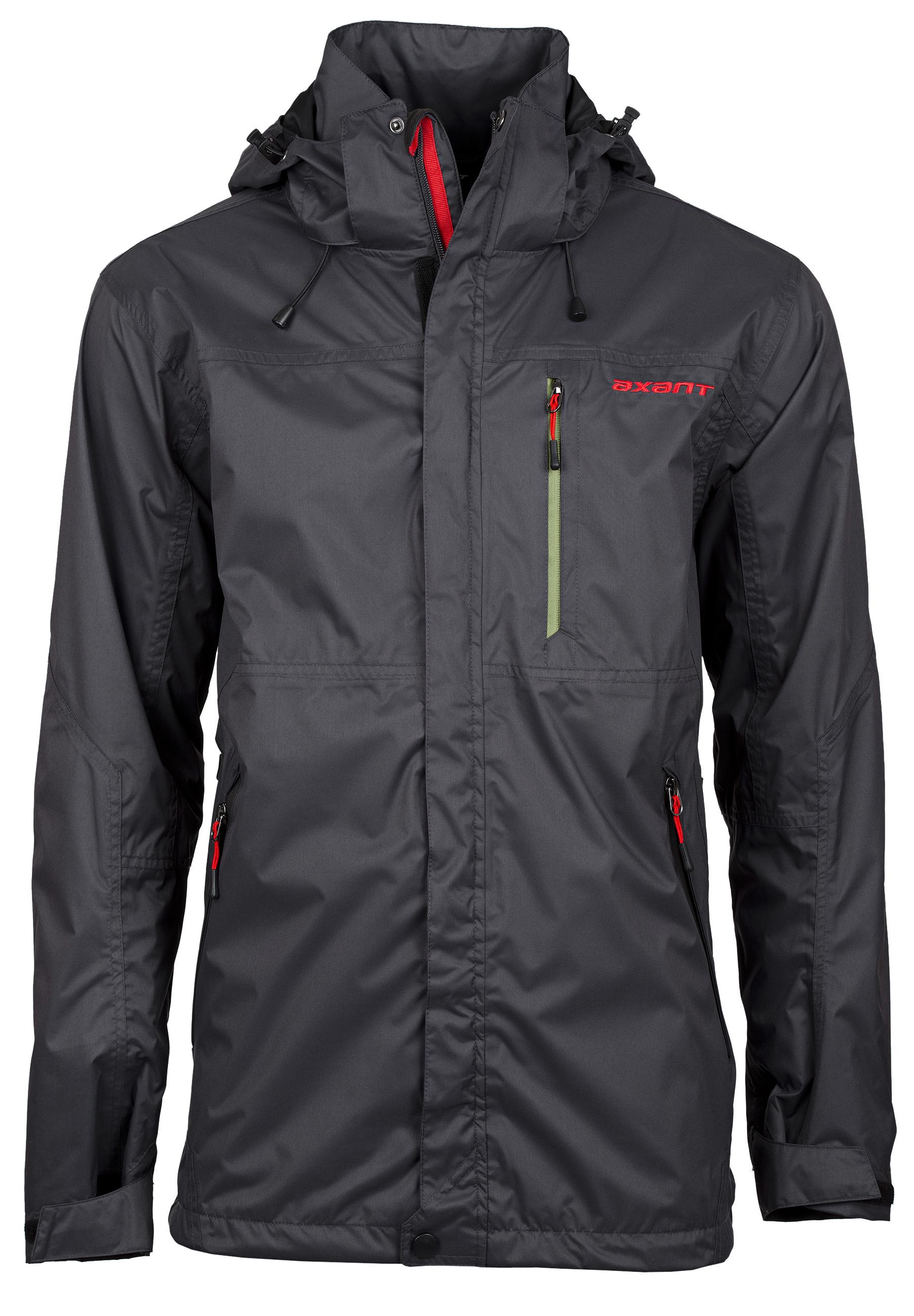 Foto Chaqueta impermeable axant Pro Outdoor Climatex 3000 gris/rojo p, l foto 971454