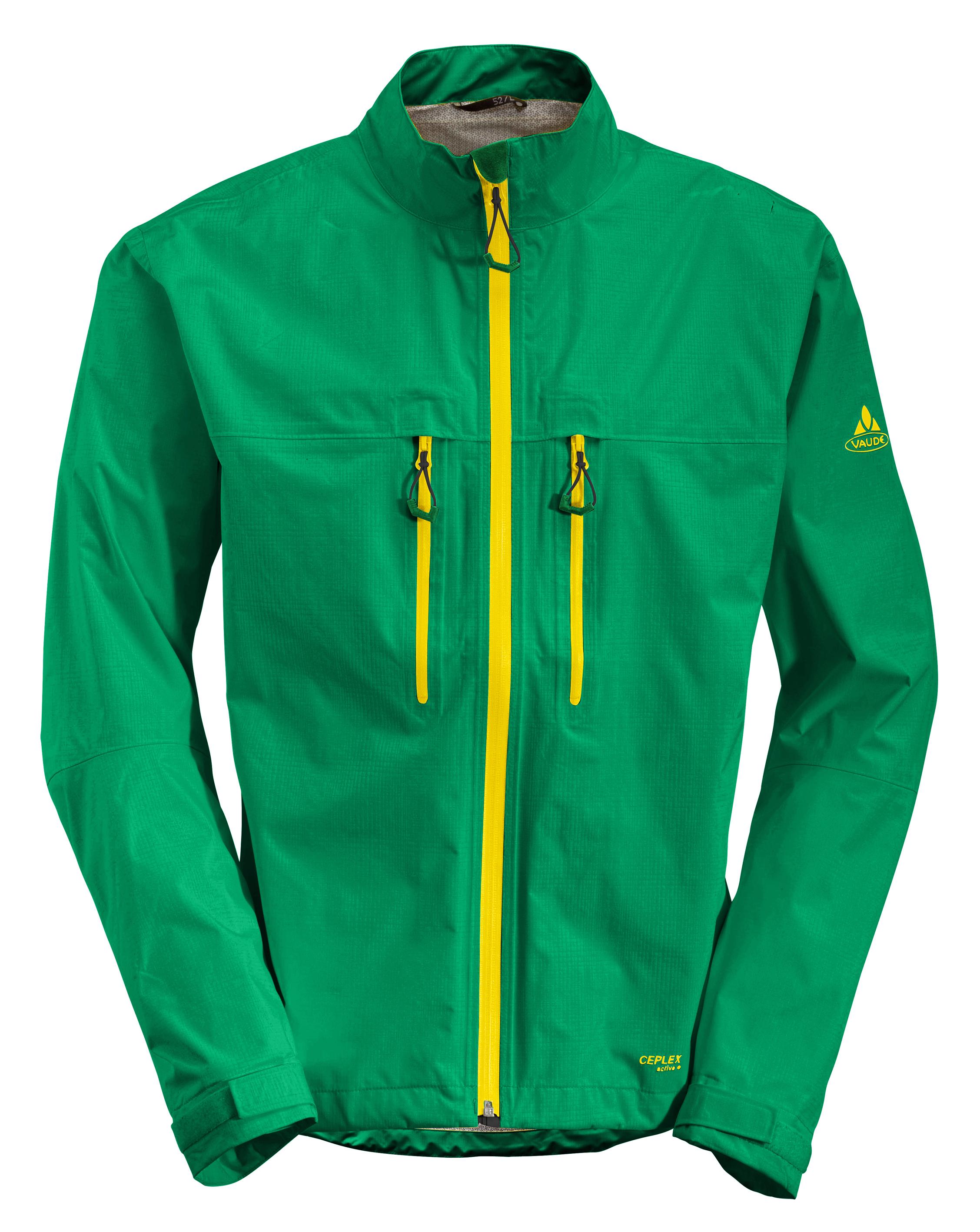 Foto Chaqueta impermeable Vaude Tiak verde para hombre , s foto 612638