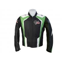 Foto Chaqueta MotoGP 110 Piel Negra y Verde