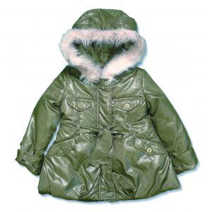 Foto Chaquetón acolchado con cinturón y capucha