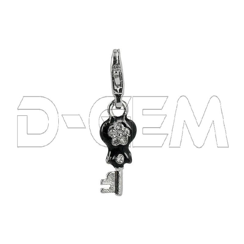 Foto Charm clave de acero inoxidable de Charming Charms