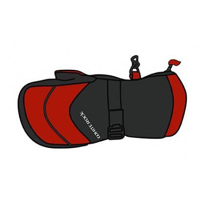 Foto Childrens White Rock Mittens Black/Red
