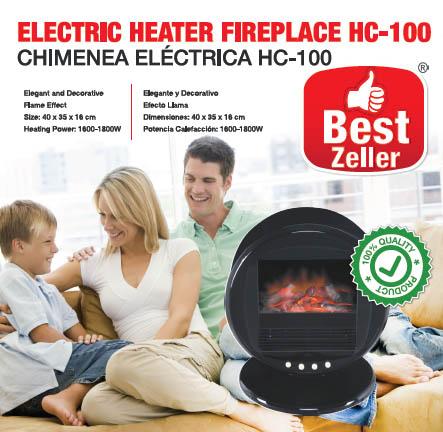 Foto Chimenea Eléctrica Best Zeller HC100