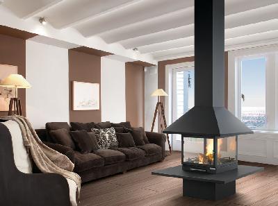 Foto Chimenea Traforart Vulcano C/Cristal Base Ptda. foto 406420