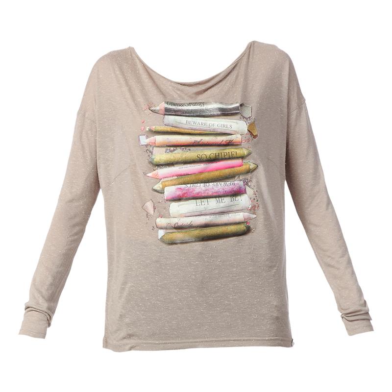Foto Chipie Top de mangas largas - 8c10091 talim tee shirt - Gris foto 630389