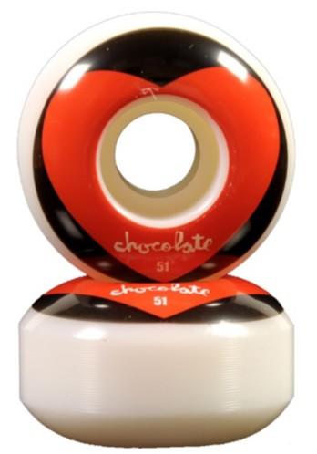 Foto Chocolate Hearts Wheels 51mm one colour foto 758277